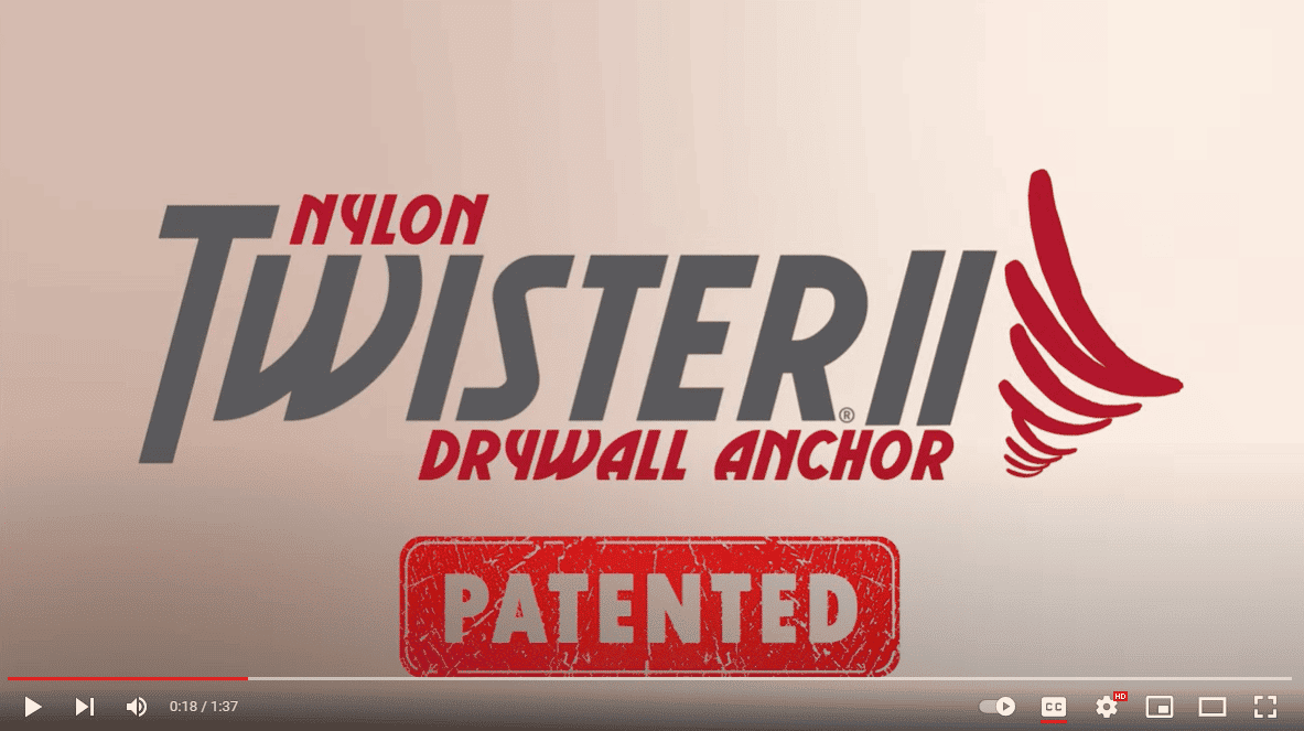 NYLON TWISTER II® DRYWALL ANCHOR