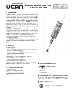 Technical Sheets